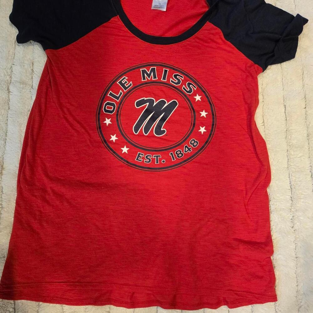 Ole miss red and black